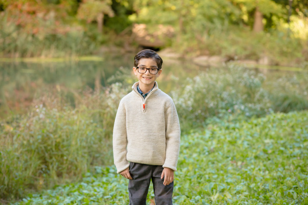 boy portrait in Central Park